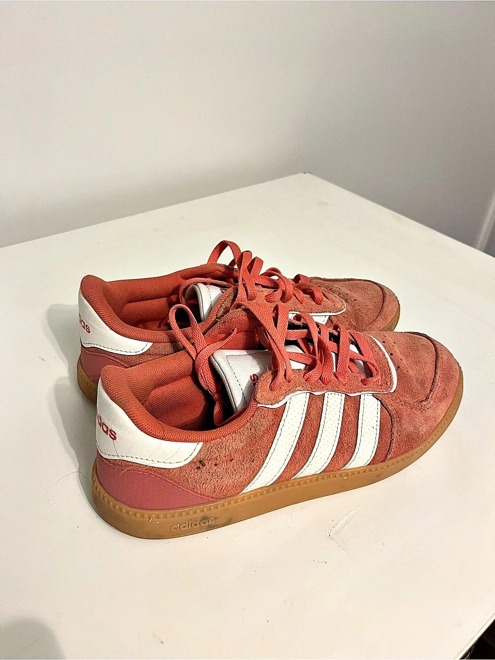 adidas Pink & White Sneakers US 6.5